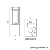 Lampa ogrodowa stojąca FKW-500
