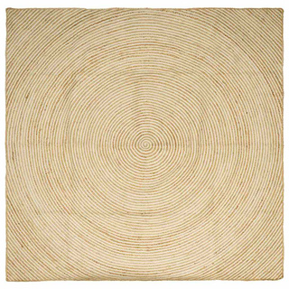 Dywany pokojowe Biały 200 x 200 cm Juta
