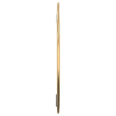 vidaXL Lustro ścienne, złote, Ø 30 cm, okrągłe