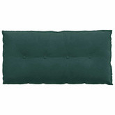 Poduszka na plecy Ciemna zieleń 100 x 50 cm Tkanina sztruksowa