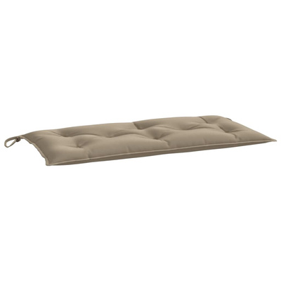 Poduszka na ławkę ogrodową, taupe, 110x50x7 cm, tkanina