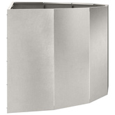 Donica Srebrny 120 x 60 x 50 cm Stal nierdzewna