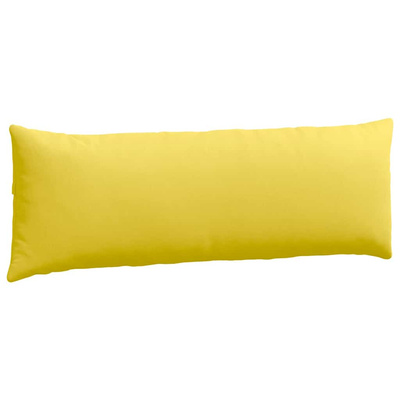 Poduszki na sofę 2 pcs Jasnożółty 120 x 40 cm tkanina
