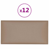 Wejściowy zagłówek 12 szt. 60 x 30 cm Cappuccino tkanina
