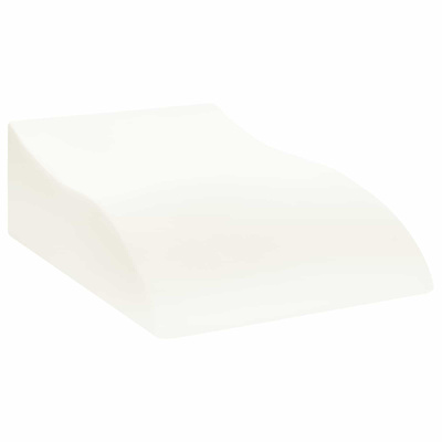 Poduszka na nogi Biały 68 x 40 x 21,5 cm Pianka PU