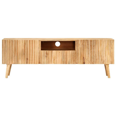 vidaXL Szafka pod TV, 140x30x49 cm, lite drewno mango