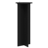 Stojak na rośliny 2 pcs Czarny ?40 x 100 cm Drewno inżynieryjne