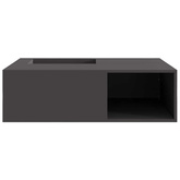 Kominek Czarny 100 x 100 x 30 cm Stal