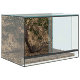 Terrarium z przechowywaniem przezroczysty 60 x 40 x 40 cm Szkło