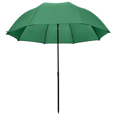 Parasol wędkarski / na ryby zielony, 240x210 cm