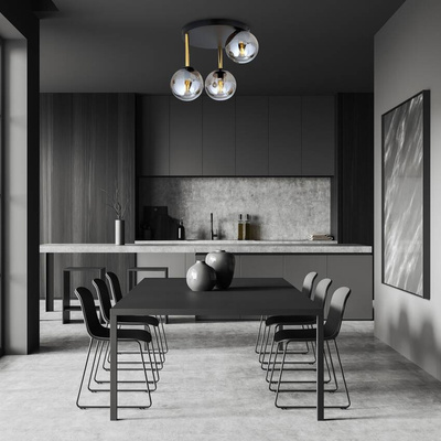 Lampa sufitowa  DOLCE 3 BL GRAFIT
