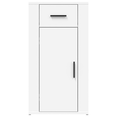 vidaXL Szafka pod biurko, biała, 40x49x75 cm, materiał drewnopochodny