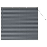 Żaluzje weneckie Ciemnoszary 130 x 150 cm Aluminium