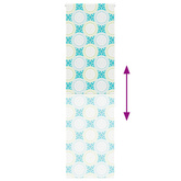 Roleta prysznicowa 80x240 cm Szerokość tkaniny 76 cm