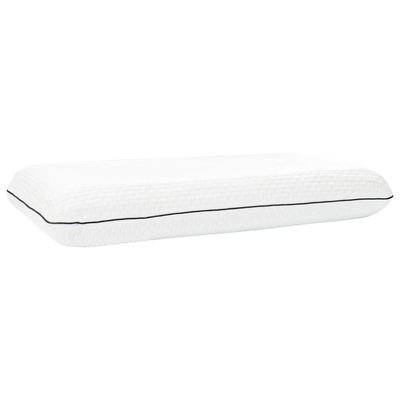 Poduszka do spania Gładki Biały 70 x 35 x 10 cm Pianka żelowa