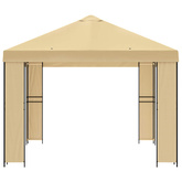 Altana 4 × 3 m kremowy Poliester i Stal 190 gsm