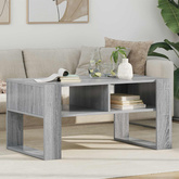 Stolik kawowy Szary Sonoma 92 x 53 x 45 cm Drewno inżynieryjne