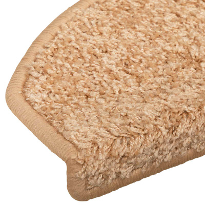 Samoprzylepne maty na schody 15 pcs złoty 80 x 24,5 x 3,5 cm