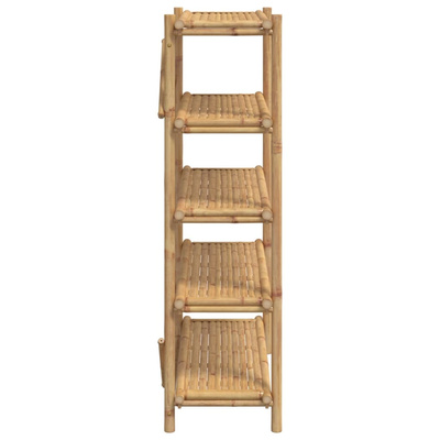 Regał z 5 półkami, 100x40x150 cm, bambusowy