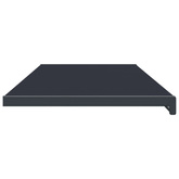Parapet okienny Antracytowy z rysunkiem drewna PVC
