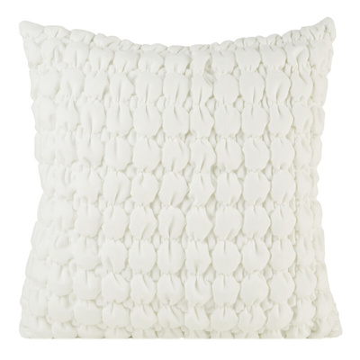 Poszewka Velvet biała 45x45