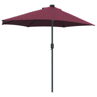 Parasolka ogrodowa Bordeaux Czerwony 294 x 150 x 223 cm