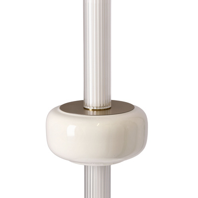 Lampa wisząca Puras G ze szklaną ozdobą pojedyncza LED 15W 3000K do salonu