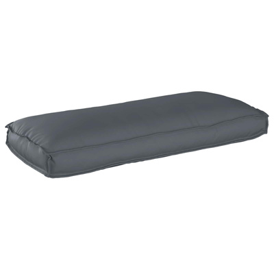 Poduszka Antracyt 120 x 50 x 12 cm Materiał Oxford