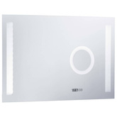 vidaXL Lustro łazienkowe z LED i czujnikiem dotykowym, 100x60 cm model standard