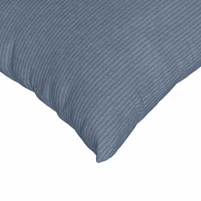 Poduszki na sofę 2 pcs Niebieski 45 x 45 cm Tkanina sztruksowa