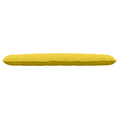 Poduszka na plecy Jasnożółty 200 x 19 x 50 cm tkanina