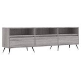 vidaXL Szafka pod TV, szary dąb sonoma, 150x30x44,5 cm