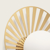 Kinkiet Złoty Kula Mleczna Abruzzo Gama G9