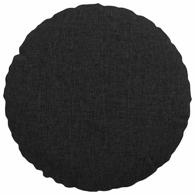 Poduszki na siedziska 2 pcs Czarny ?30 x 13 cm tkanina