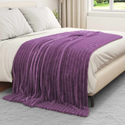 Koce narzutowe 6 pcs Fioletowy 200 x 150 cm Polar