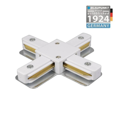 Konektor do szyn 1-fazowych krzyżowy X biały Blaupunkt KX1W