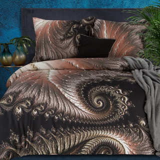 Pościel Reina brązowa 220x200