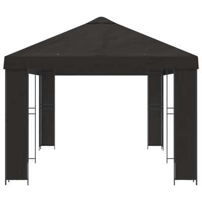 Altana ogrodowa 6 x 3 m antracytowy Poliester i Stal 190