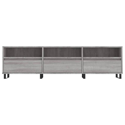 vidaXL Szafka pod TV, szary dąb sonoma, 150x30x44,5 cm model standard