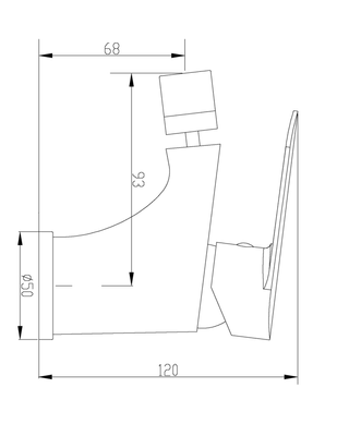 Bateria bidetowa Elsa chrom  Invena