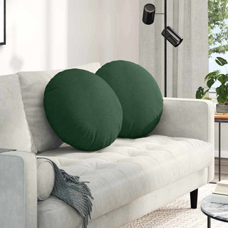 Poduszki na siedziska 2 pcs Ciemna zieleń ?50 x 19 cm