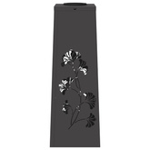 Słoneczna LED lampa na ścieżkę 2 pcs Czarny