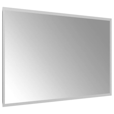 vidaXL Lustro łazienkowe z LED, 80x50 cm