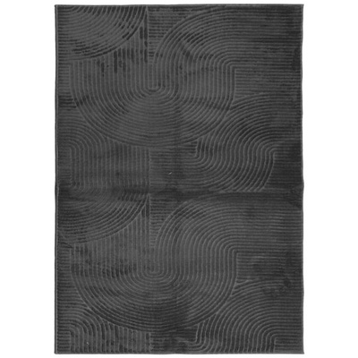 vidaXL Dywan IZA z krótkim włosiem, antracytowy, 200x280 cm