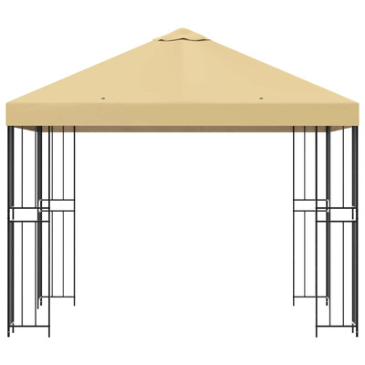 Altana 3 x 3 m kremowy Poliester i Stal 190 gsm