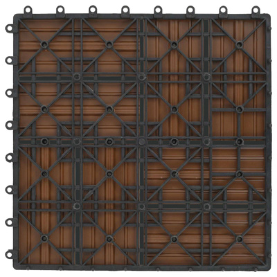 Płytka Tarasowa 11 pcs Drewno tekowe 30 x 30 cm