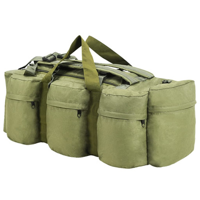 Torba wojskowa 3-w-1, worek w stylu militarnym, 90 L, oliwkowa