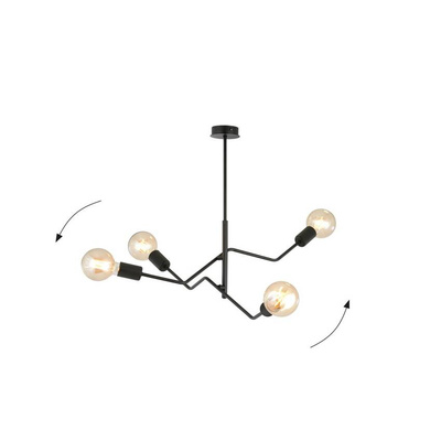 Lampa sufitowa FRIX 4 BLACK