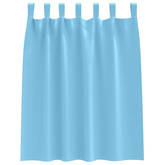 Firany blackout z kółkami 2 pcs Jasnoniebieski 140 x 140 cm