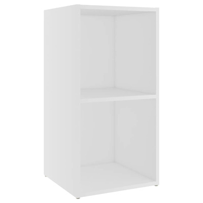 vidaXL Szafka pod TV, biała, 72x35x36,5 cm, materiał drewnopochodny